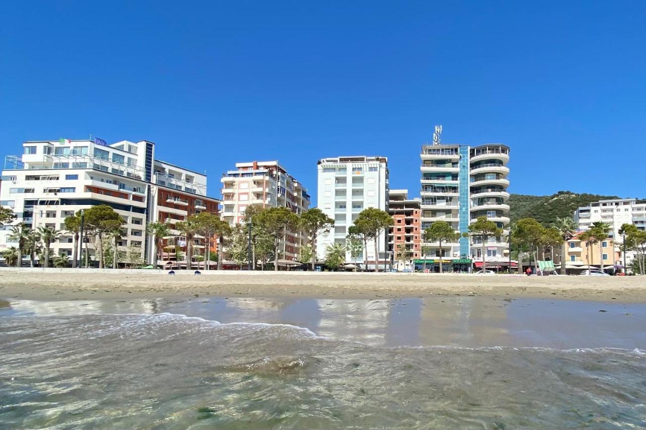 Appartamento Luxury Seaview Vlora Flat Free Parking Esterno foto